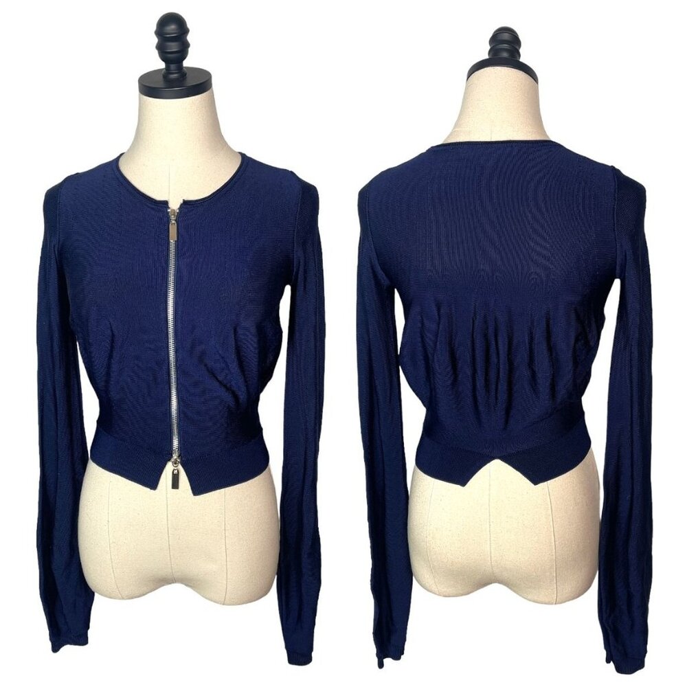 Yves Saint Laurent Navy Blue Blouse